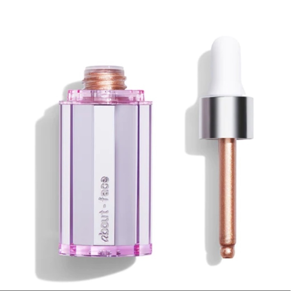 ✨ ABOUT-FACE BY HALSEY Light Lock Highlight Fluid in Sunstruck